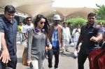 Shraddha Kapoor, Shahid Kapur snapped at airport in Mumbai on 27th Sept 2014